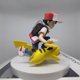 thumbnail image 3 of Kawaii Anime Pokemon Ash Ketchum Pikachu PVC Action Figure Game Statue Collectible Model Kids Toys Doll Gifts 12cm, 3 of 3