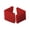 Red, variant on 10 Pcs Black Soft Angle Iron Foot Pad L Shaped Edge Leg Cover 63 x 63mm