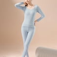thumbnail image 2 of BLVB Thermal Underwear for Kids Girls Thermals Long Johns Underwear Warm Fleece Winter Base Layer for Cold Weather/Skiing, 2 of 7