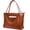T1-brown With Sliver Zipper, variant on Large Tote Bag for Women Work with Zipper 16L Vegan Leather Ladies Travel Purses and Handbags