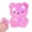 Pink, variant on Bear Squishies Toys Stress Balls for Adults, Slow Rising Bears Squeeze Ball for Stress Relief, Cute Animal Shape Squeeze Ball, Party Favors Easter Basket Stuffers for Teens Adults