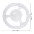 thumbnail image 2 of Ampoule Circulaire de Remplacement en Plastique 1Pcs 9.8 Po, 2 of 8