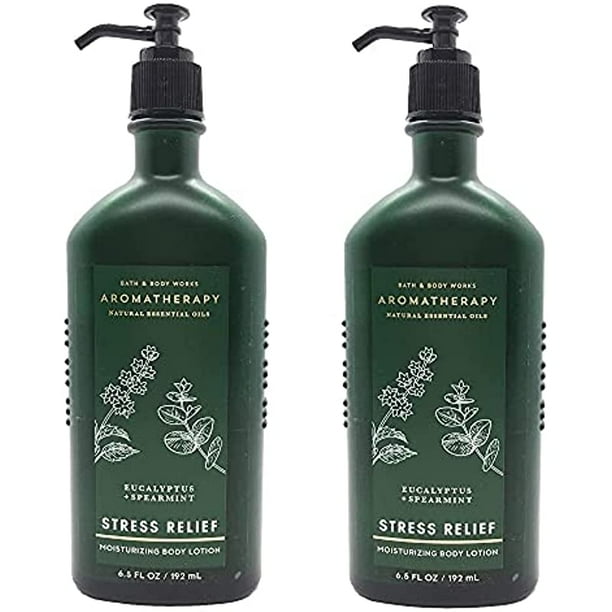 Bath & Body Works Aromatherapy Stress Relief Eucalyptus + Spearmint Body Lotion, 6.5 Fl Oz, 2