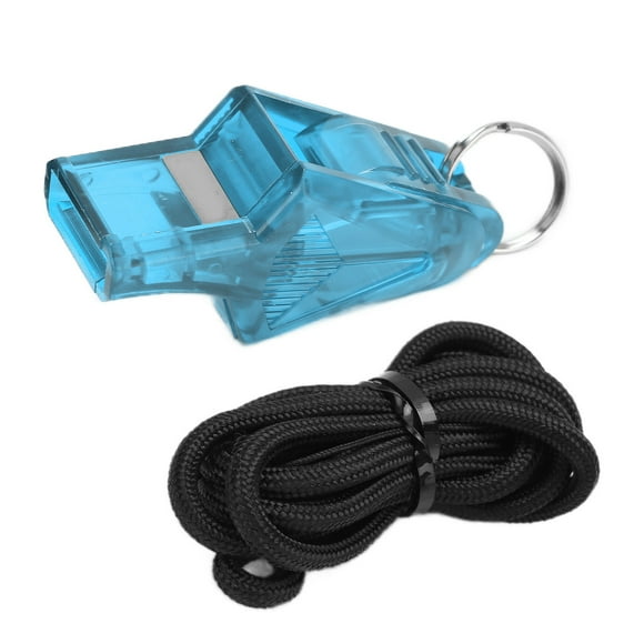 BuyWeek Sifflet de Sport, sifflets de Sport éclatants avec Cordon, sifflet Portable pour compétitions et Sports(Bleu Clair)