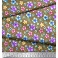 thumbnail image 3 of Soimoi Cotton Jersey Fabric Leaves & Floral Artistic Decor Fabric Printed Yard 58 Inch Wide, 3 of 3