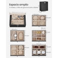 thumbnail image 3 of SONGMICS - Joyero de 6 niveles con 5 cajones, gran capacidad de almacenamiento, con espejo, bloqueable, organizador de almacenamiento de joyas, regalo para seres queridos, para relojes, color negro, 3 of 5