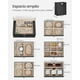 thumbnail image 3 of SONGMICS - Joyero de 6 niveles con 5 cajones, gran capacidad de almacenamiento, con espejo, bloqueable, organizador de almacenamiento de joyas, regalo para seres queridos, para relojes, color negro, 3 of 5