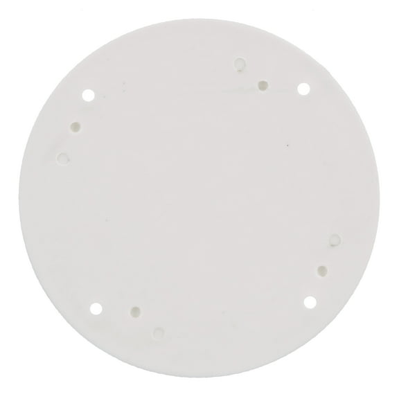 Seachoice Mounted Boat Plate Cover, Arctic White Finish, Up to 4 in.