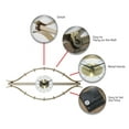 thumbnail image 6 of Infinity Instruments The Horus Gold Modern Analog Display 10-inch Wall Clock, 6 of 7