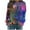 #0005-Multicolor, variant on Christmas Sweatshirts for Women Gift Christmas Trees Snowflake Snowman Reindeer Sequined Print Blouse Long Sleeve T Shi rts for Women