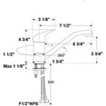 thumbnail image 4 of Scandvik 10480P Single Lever Galley Mixer, 4 of 5