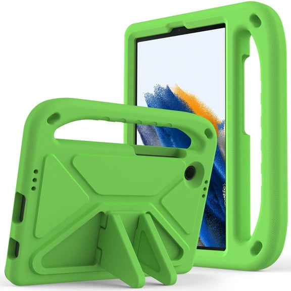 Allytech Kids Case for Samsung Galaxy Tab A9 8.7 Inch SM-X110 X115 2023 Released, Shockprof Rugged Kickstand Lightweight Kids Friendly EVA Rubber Case Cover for Galaxy Tab A9 - Green