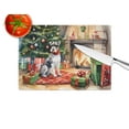 thumbnail image 4 of Carolines Treasures DAC2740LCB 0.2 x 15 x 12 in. Schnauzer Cozy Christmas Glass Cutting Board, Large, 4 of 5