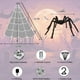 thumbnail image 2 of Luces GORKAY Spider Web para decoración de Halloween, 250 LED, color morado, 2 of 7