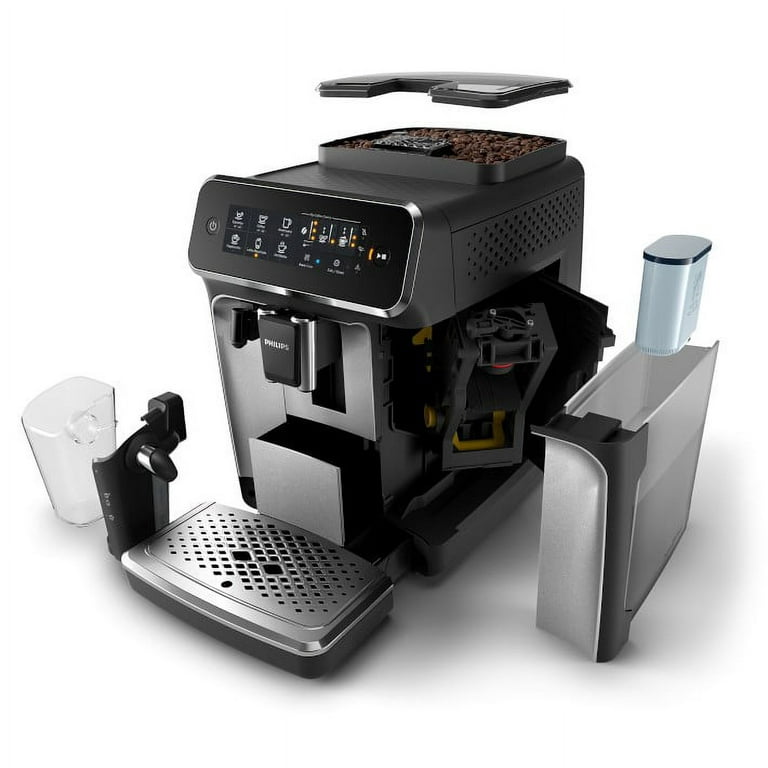 PHILIPS 3200 Series Fully Automatic Espresso Machine, LatteGo Milk Frother,  5 Coffee Varieties, Intuitive Touch Display, 100% Ceramic Grinder