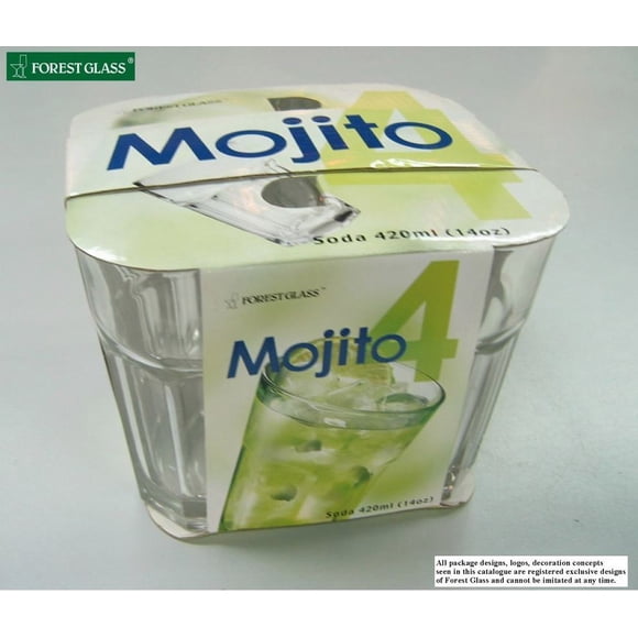 4 Jgos. Vasos p/mojito/hiball 310ml 4 pzas.