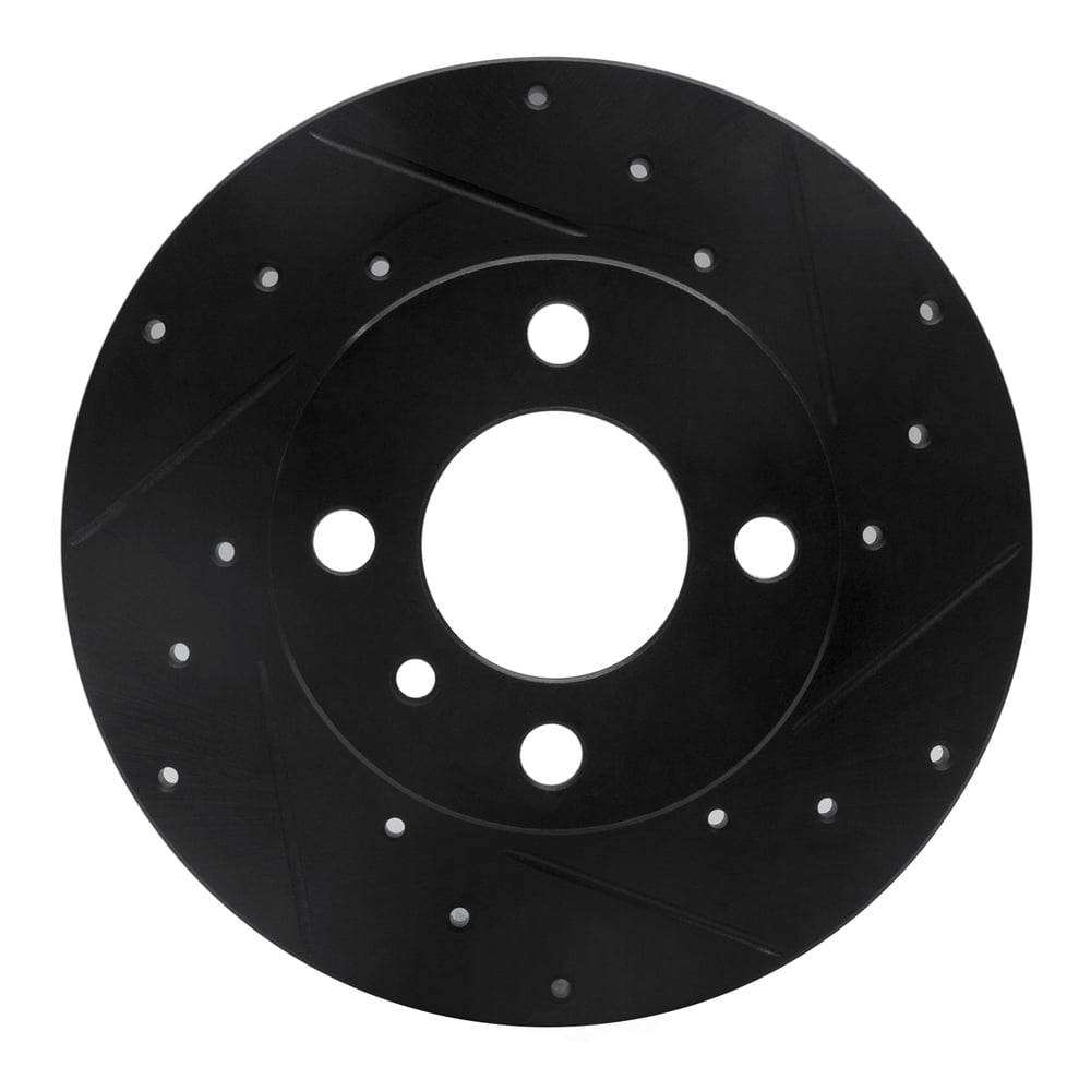 Dynamic Friction Company 633-31006R DFC Brake Rotor - Drilled And Slotted - Black