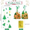 thumbnail image 2 of 100 Bolsas de Dulces de Navidad (Árbol de Navidad), Bolsas de Galletas, Bolsas de Dulces de Celofán de Navidad, Bolsas de Dulces de Celofán Transparente, Bolsas de Regalo de Navidad, 2 of 5