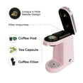 CHULUX Single Serve Coffee Maker with Reusable Filter for K pod and