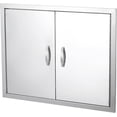 thumbnail image 2 of Royalbelle 31W x 24H Inch Stainless Steel Kitchen Cabinet Doors, Outdoor Grill, 2 of 7