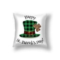 thumbnail image 5 of Toystoory Funda de almohada St. Patrick's Day Supply Ropa de cama Funda de almohada Cozy Short Felpa Cintura Holding Square Decoración Funda de cojín sombrero de copa 21CR35 2piezas Toystoory CBP363509, 5 of 5