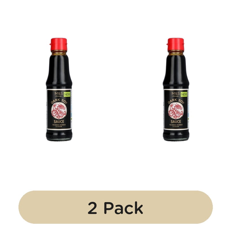M&S Dark Soy Sauce 150ml, British Import (Pack of 2)