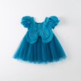 thumbnail image 1 of Niños niñas verano vestido casual lentejuelas tul ropa con ala grande lindos trajes niños princesa boda fiesta regalo disfraz 80 (12-18 M) Gao Jinjia LED, 1 of 2