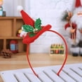 thumbnail image 5 of Diadema navideña 2 piezas JAMW con gorro navideño para niños y adultos, 5 of 5