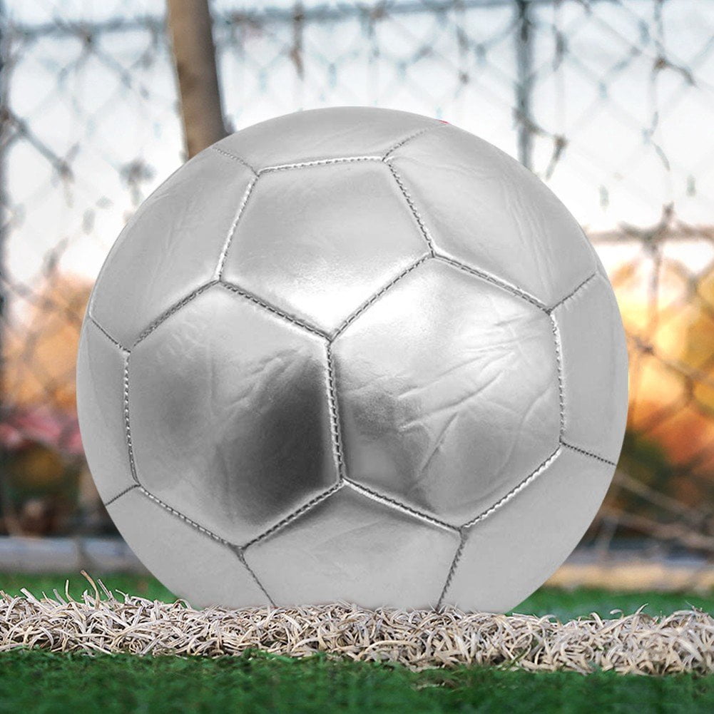 Vjnyvs Football Size 5, Durable Lightweight Training Soccer Ball, Outdoor Match & Practice Football, Metallic Soccer Ball