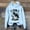 Light Blue, variant on Womens Crewneck Oversized Hoodies Graphic Printed Long Sleeve Hooded Sweatshirts Casual Loose Pullover Tops Fall Clothes