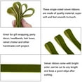 thumbnail image 3 of 20 Yards 1 Inch Single Side Velvet Ribbon Satin Ribbon Roll for Wedding Gift Wrapping Hair Bows Flower Arranging Home Decorating Olive, 3 of 9