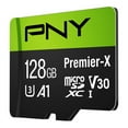 thumbnail image 2 of PNY 128GB Premier-X Class 10 U3 V30 microSDXC Flash Memory Card - 100MB/s,4K UHD, Full HD, UHS-I, micro SD, 2 of 9