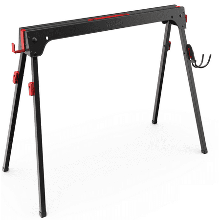 Hyper Tough Metal Sawhorse Foldable 450 lbs Capacity Sawhorse