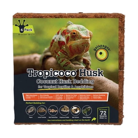 Galapagos 759834050179 72 qt. Tropicoco Coconut Husk Bedding