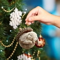 thumbnail image 6 of CoreLiving Forest Animal Acorn Ornaments, Woodland Christmas Tree Decorations, 2D Acrylic Cozy Holiday Hanging Ornaments with Pine Cone Designs for Home Decor, 6 of 6