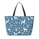 thumbnail image 2 of Easygdp Poodle Dog Bolsa de Viaje de Playa de Gran Capacidad, Bolsa Tote Perfecta para la Playa, Escapadas de Fin de Semana y Viajes, 2 of 7