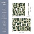 thumbnail image 2 of Yayeee Toggle Light Switch Wall Plate 3-Gang 6.37"x4.48" Decorative Outlet Cover, Green Geometric, 2 of 7