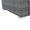 thumbnail image 2 of Patio Sectional - 8 Piece Outdoor Furniture With Storage, Thick Padding, Black And Grey Style Large Storage Box, - Cushions, Grey/black, 2 of 7