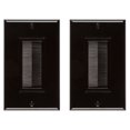 thumbnail image 1 of Buyer's Point Brush Wall Plate [UL Listed], Decora Style, Cable Pass Through Inser for Wires, Single Gang Cable Access Strap, Wall Socket for HDTV, HDMI, Home Theater Systems Pack of 2 Black, 1 of 7