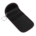 thumbnail image 4 of Carbon Fiber Car Key Shielding Bag Electromagnetic Signal Blocking Case Signal Blocker, 4 of 8