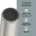 thumbnail image 6 of Thermos ICON Series Stainless Steel Vacuum Insulated Water Bottle w/ Spout, Stainless Steel, 24oz, 6 of 10