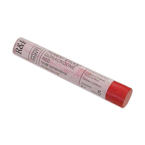 R&F Handmade Paints Pigment Stick, 38ml, Quinacridone Red