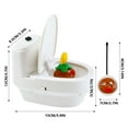 Luoyaxxxxx Remote Control Water Toilet Truck Adult Prank Stress Toy Game for 5 Years Old Girl