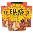 thumbnail image 7 of Pack of 6, Ella's Flats  Light & Crunchy Spicy Superfood Seed Crackers, 4.8 oz, 7 of 7