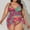 Hot Pink, variant on UTSJKR Plus Size Tankini Swimsuits for Women 2 Piece Trendy Leopard Print Bathing Suits Summer Swimsuits for Beach Pool Blue XXXL