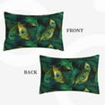 thumbnail image 2 of Daiia Peacock Feathers2 Bedding Waterproof Pillow Protector Zippered Queen – Bed Bug Proof Pillow Encasement-16"x24", 2 of 6