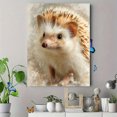 thumbnail image 4 of Cute Hedgehog Canvas Kids Bedroom Living Room Animal Wall Decor Print, 4 of 8