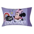 Disney Minnie Mouse Awesome 2 Piece Toddler Sheet Set with Fitted
