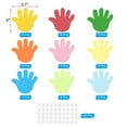 thumbnail image 2 of Hand Cutouts, 45 Pack Paper Hands, Colorful Hand Cutout for Classroom, Assorted Color, 2 of 7