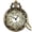 Vine, variant on Vintage Pocket Watch for Men Women Hollow-out Mechanical Gear Design Quartz Fob Watches with Chain